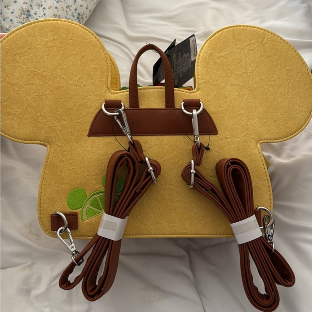 Loungefly X LASR Mickey Taco Backpack - RARE - Picture 2 of 2